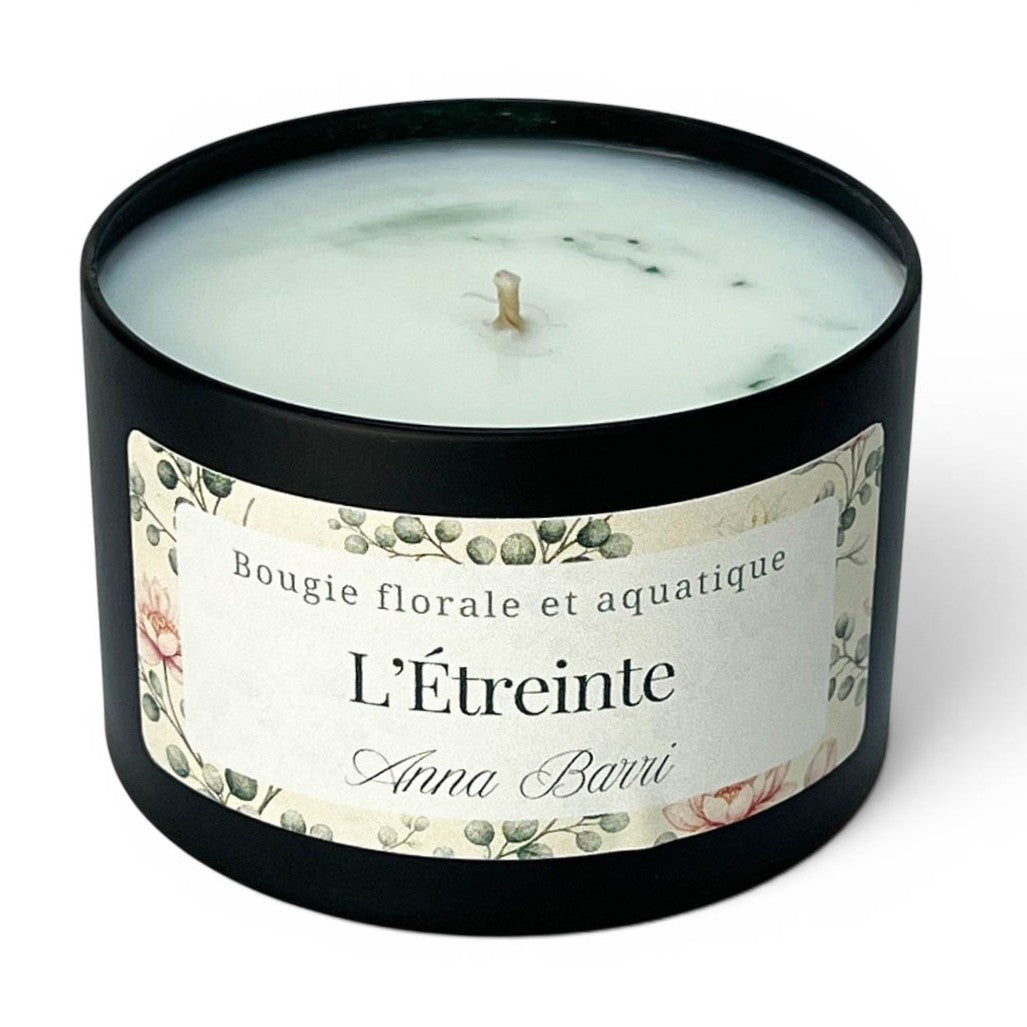 L’Étreinte  | Bougie florale et aquatique | 40h de diffusion