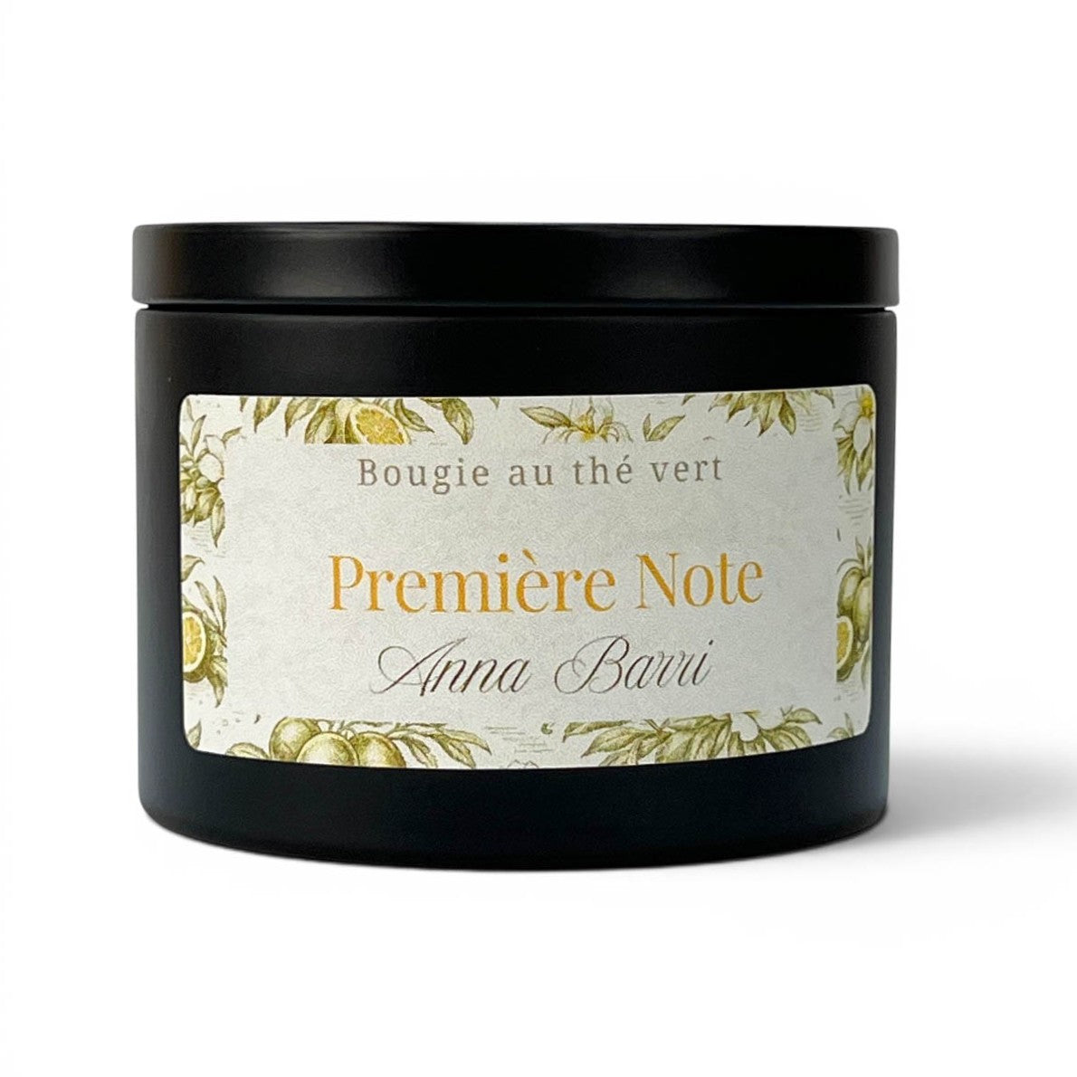 Première note | Bougie Parfumée au thé vert | 40h de diffusion